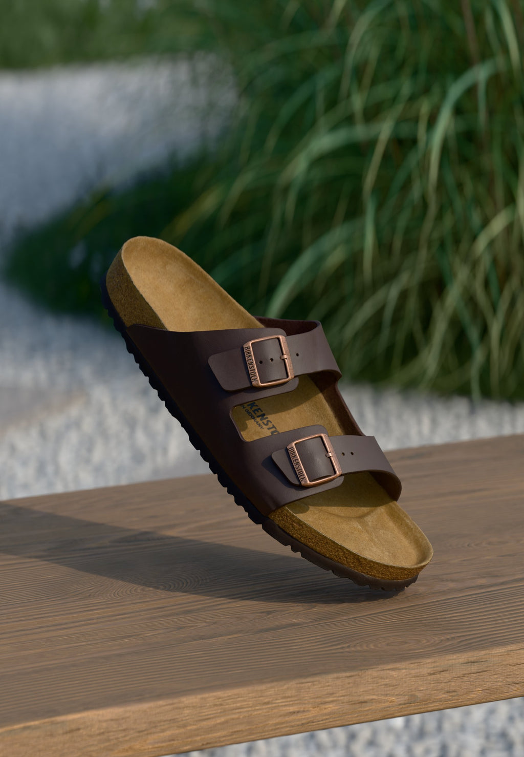 ARIZONA BF DARK BROWNN - REGULAR - Sandals - dark brown