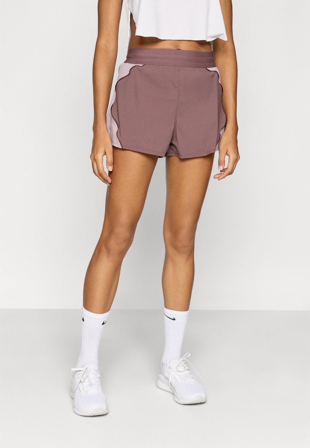SWIFT SHORT - Sports shorts - tattoo/violet ore/burgundy crush/reflective silver-coloured