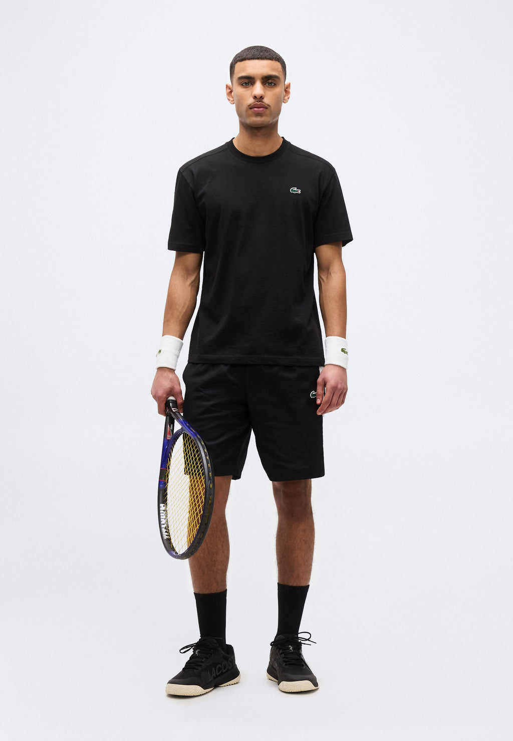 TENNIS SHORT - Sports shorts - black/white