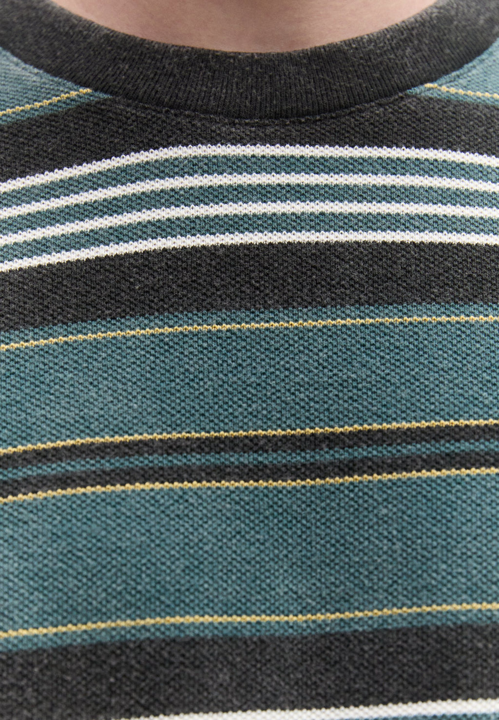 STRIPE UNISEX - Polo shirt - mystic moss