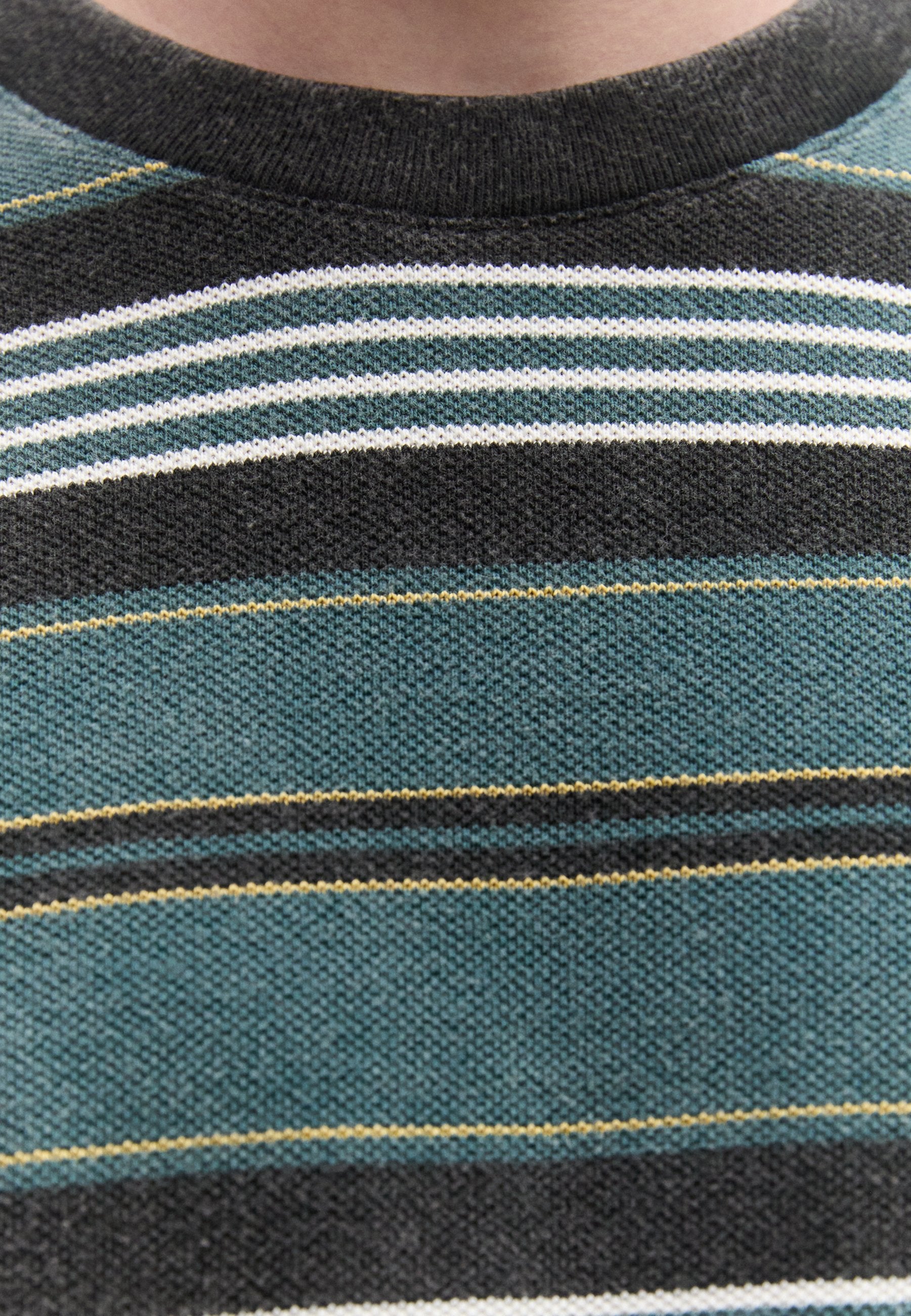 STRIPE UNISEX - Polo shirt - mystic moss