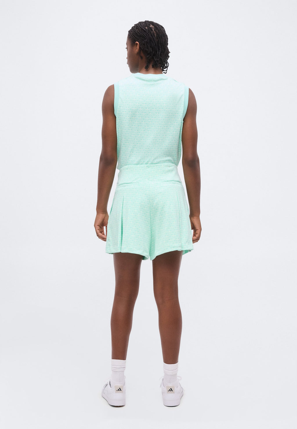 ALL OVER SKORT SET - Sports skirt - clear mint/white