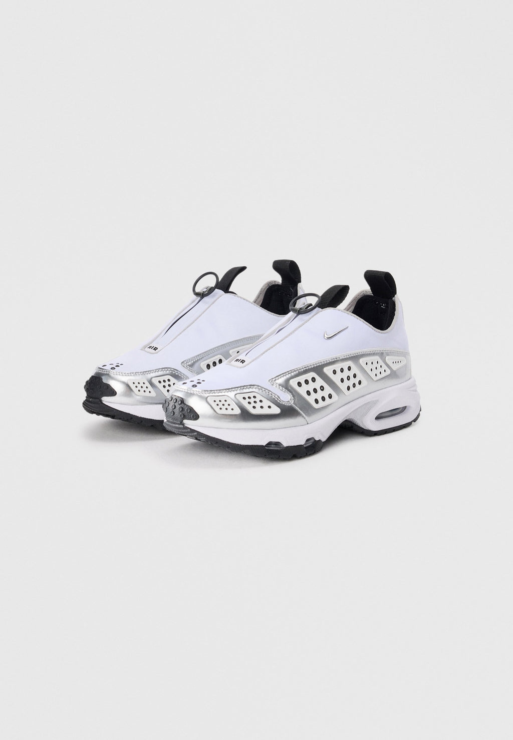 AIR MAX - Trainers - white/silver-coloured/black