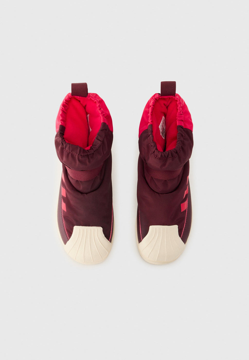 SUPERSTAR 360 UNISEX - Winter boots - maroon/wonder white/ruby red
