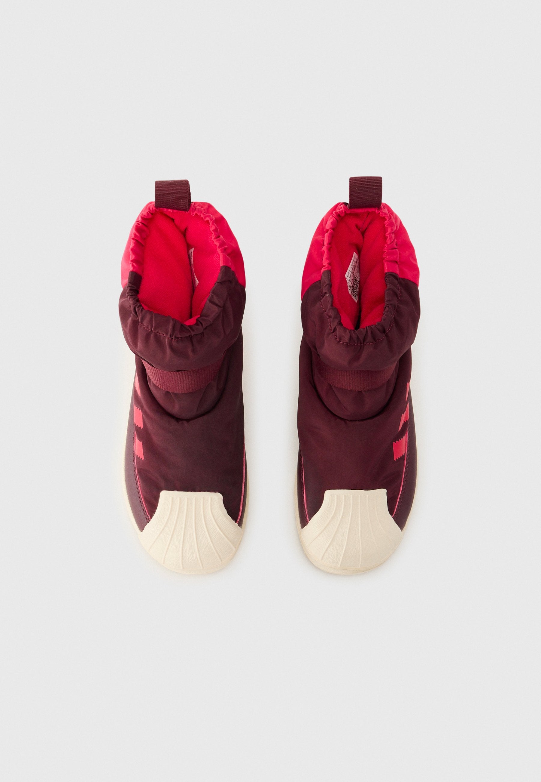 SUPERSTAR 360 UNISEX - Winter boots - maroon/wonder white/ruby red