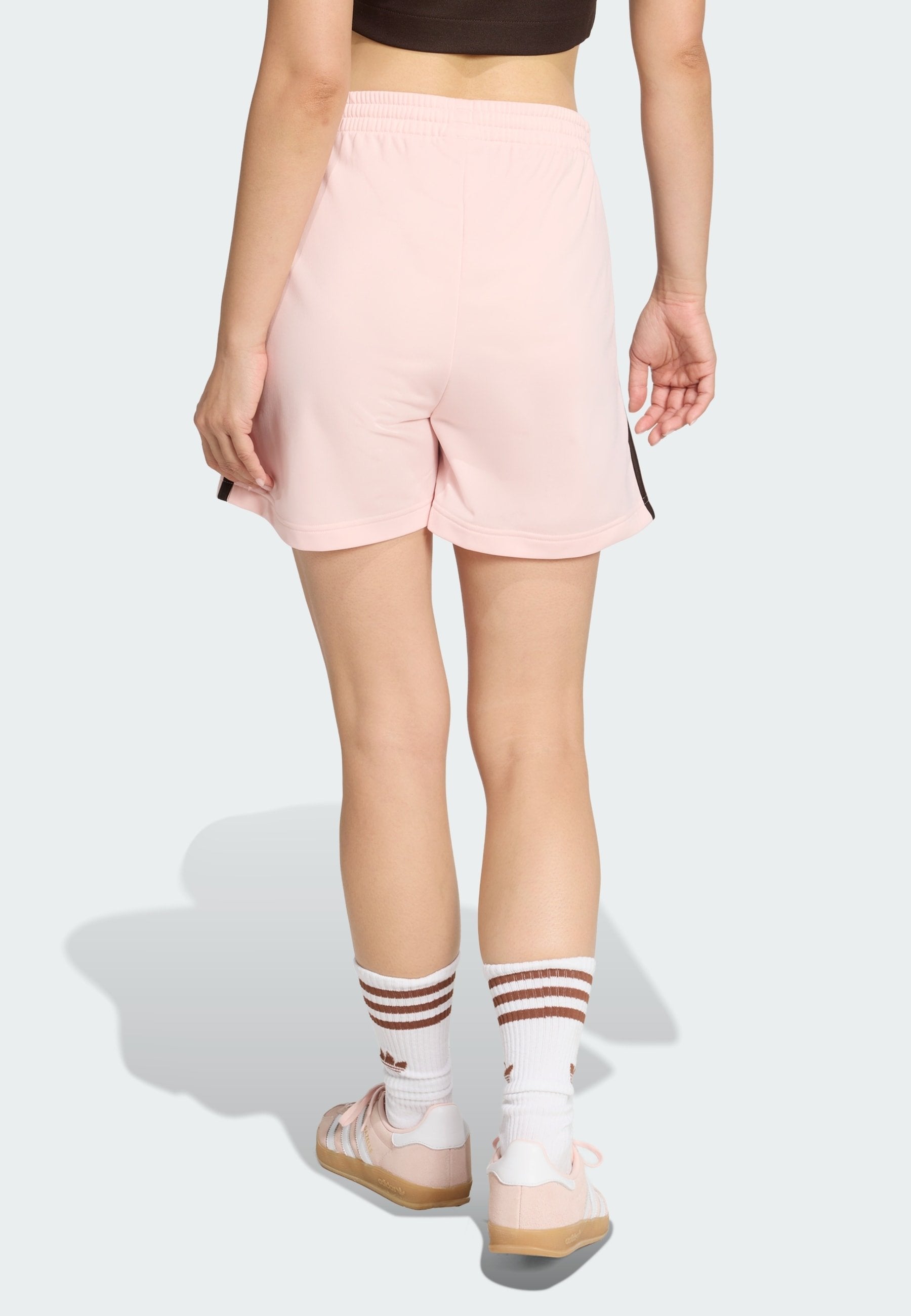 FIREBIRD SHORT - Tracksuit bottoms - sandy pink aurora coffee