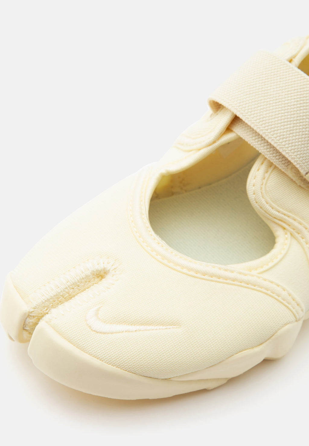 AIR RIFT - Ankle strap ballet pumps - sunbleach/black