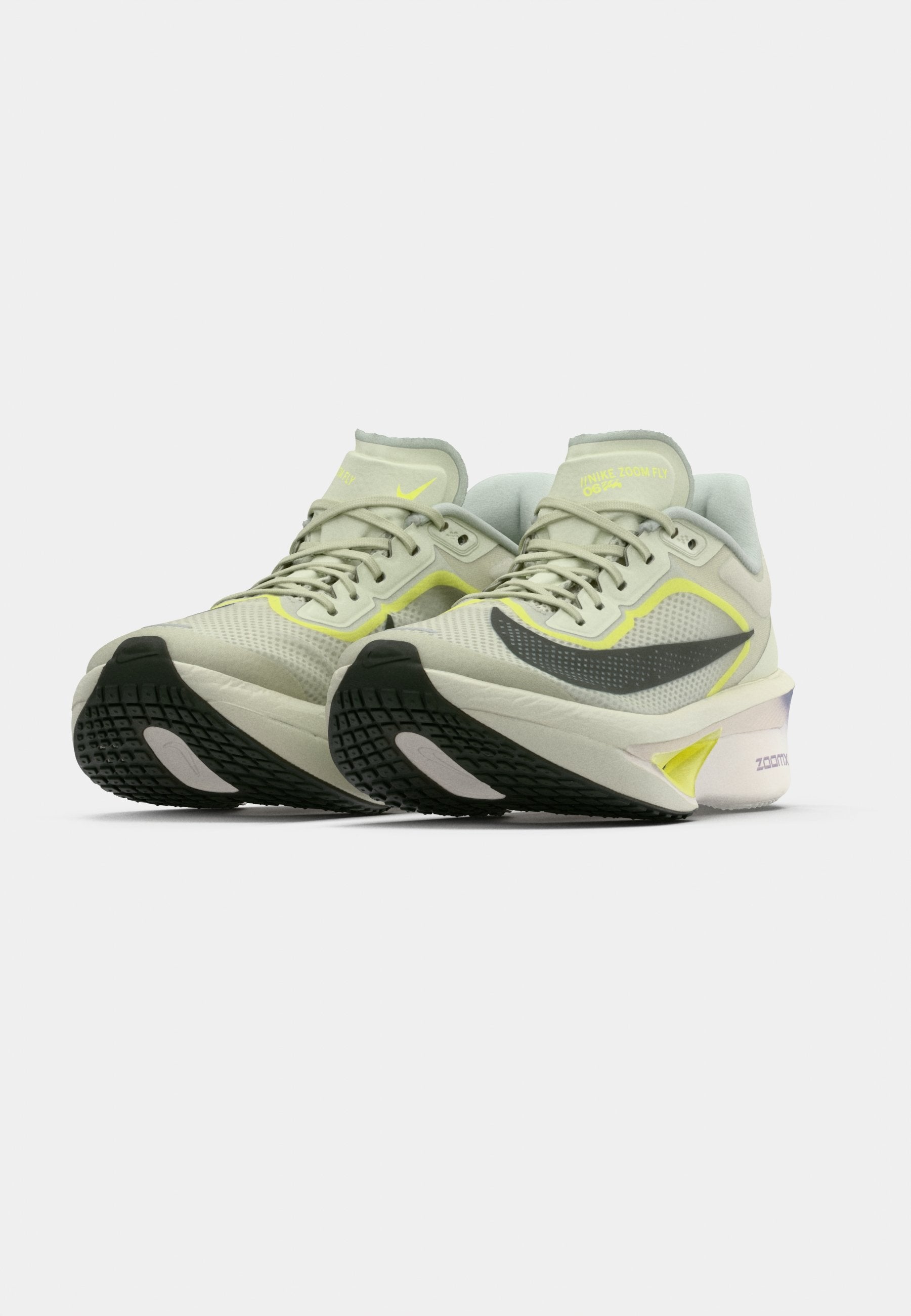 ZOOM FLY  - Road running shoes - sea glass/sequoia/ultralime/phantom/football grey/iron purple
