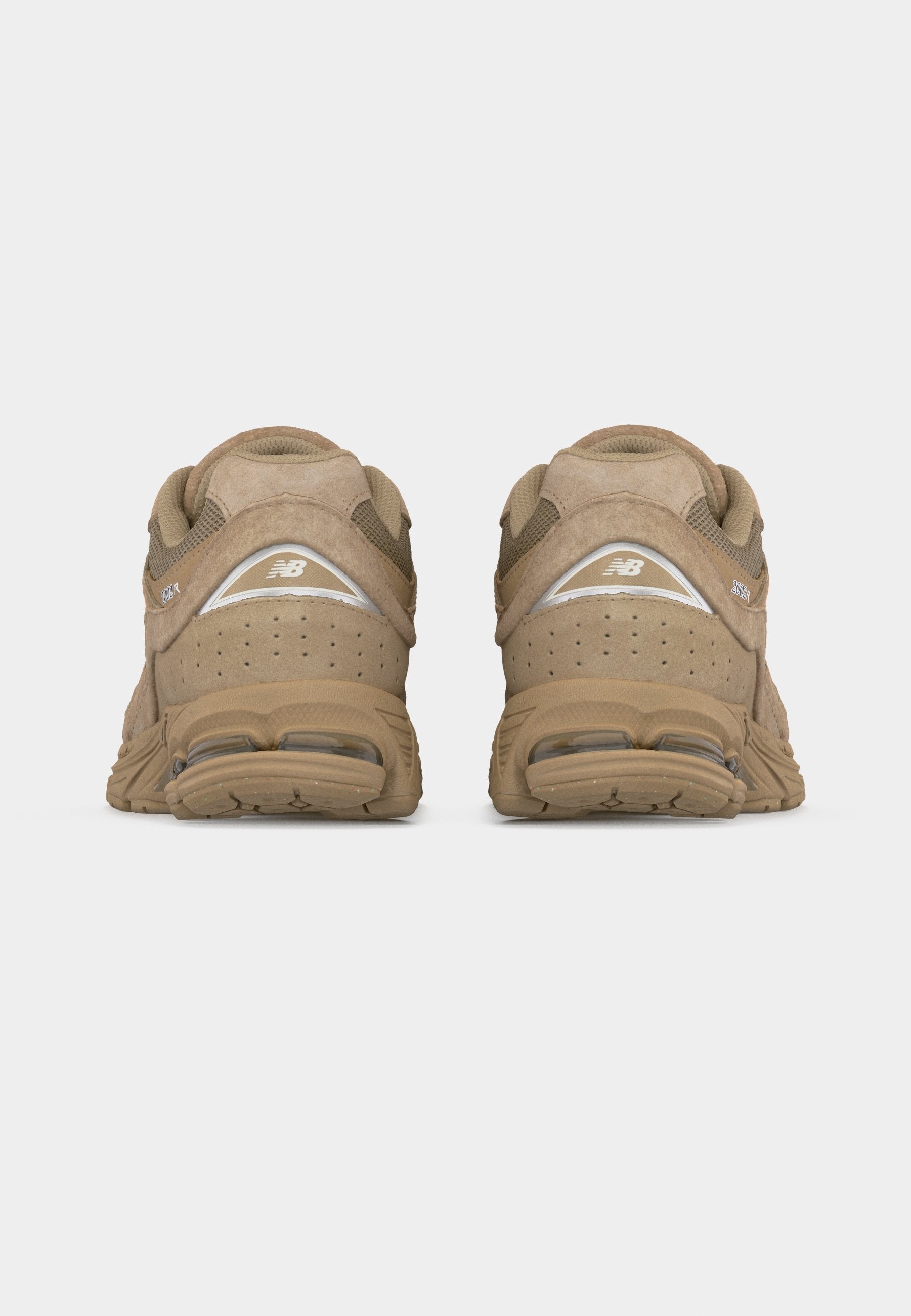 U2002 UNISEX - Trainers - stoneware/silver-coloured metallic