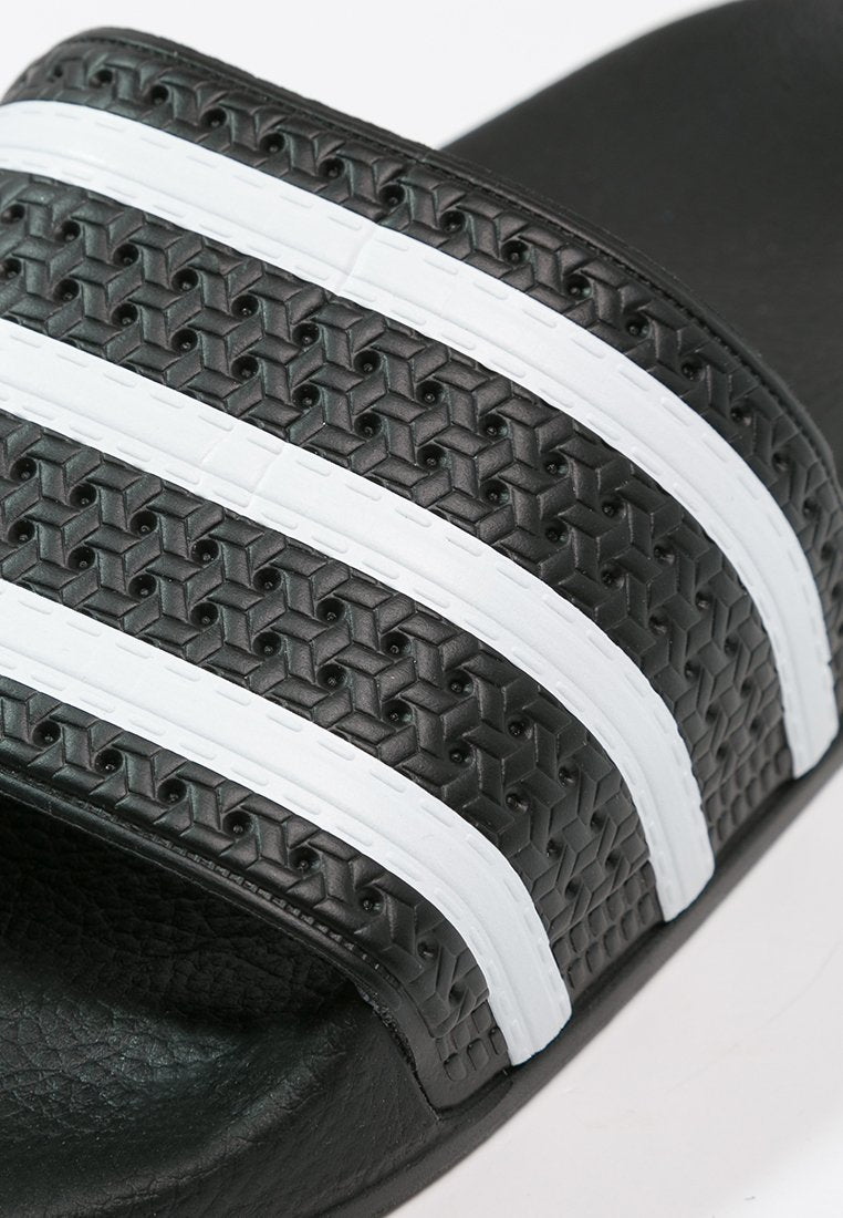 ADILETTE - Pool slides - black/white