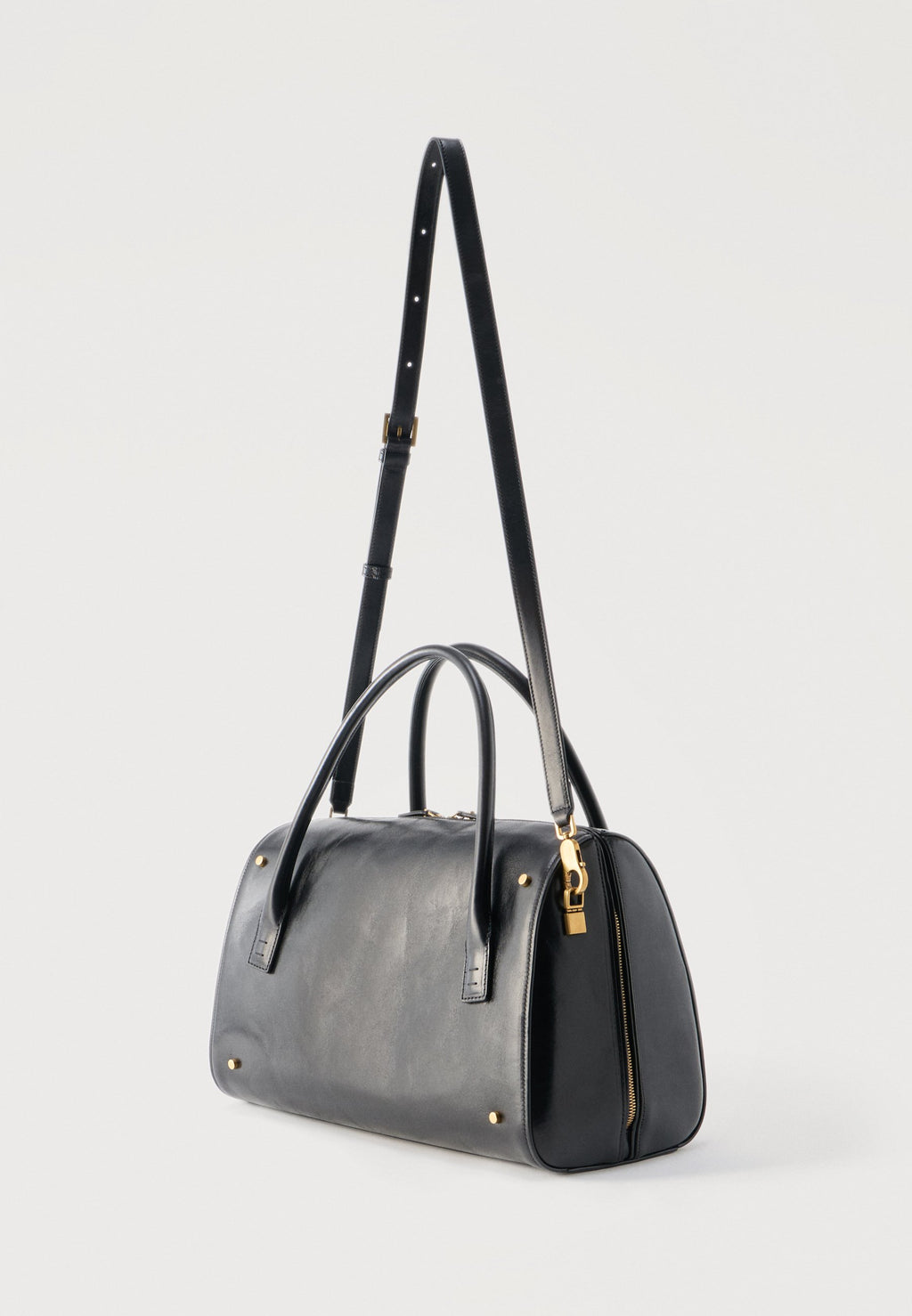 DUFFLE - Weekend bag - black/rosewood/gold-coloured