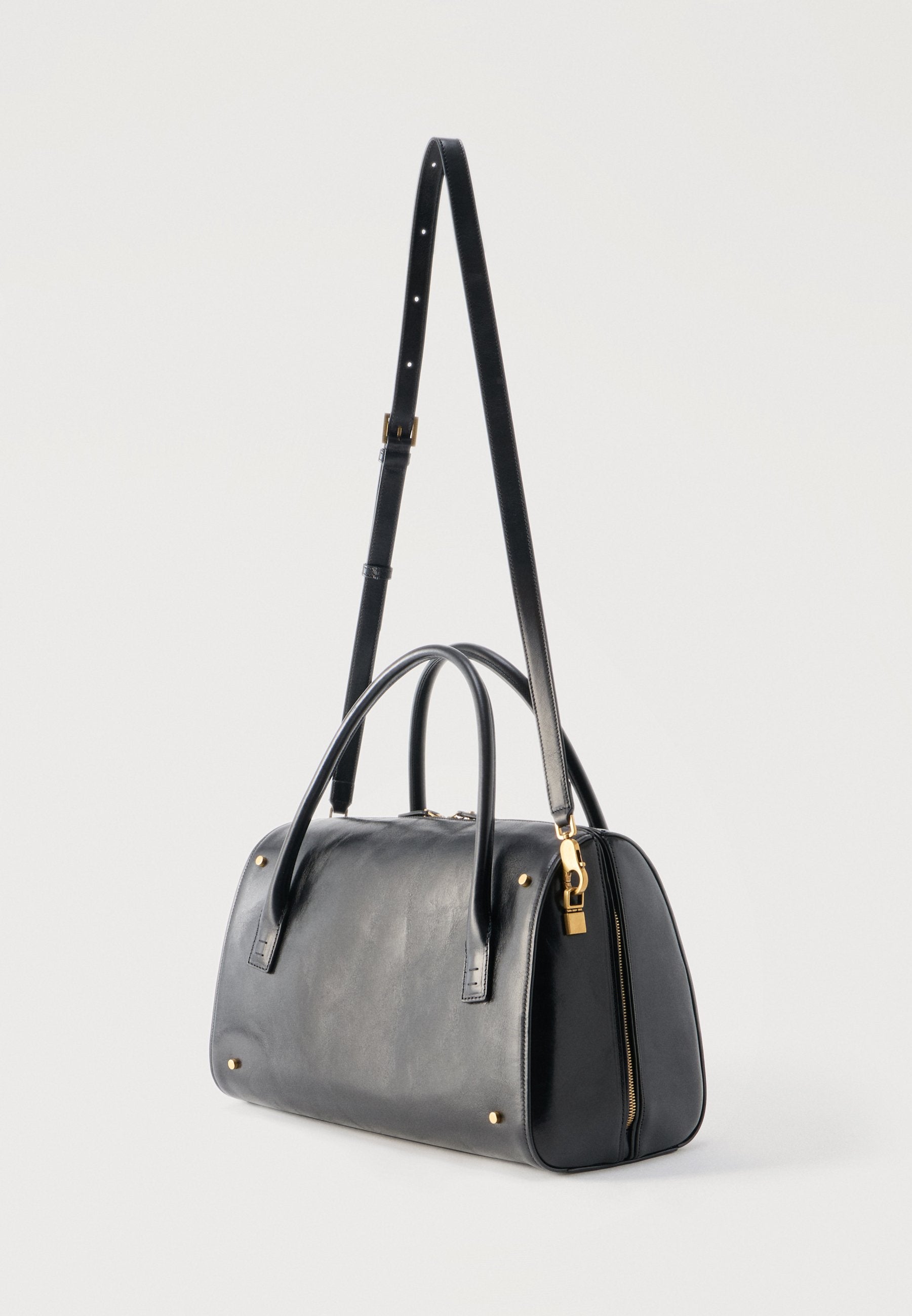 DUFFLE - Weekend bag - black/rosewood/gold-coloured