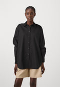 THE BIG SHIRT - Button-down blouse - black