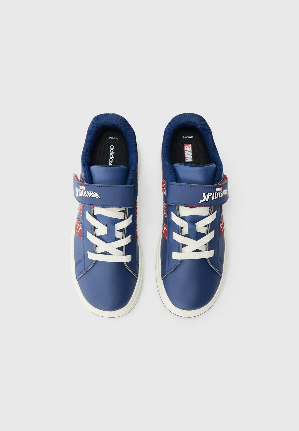 GRAND COURT SPIDER-MAN UNISEX - Road running shoes - dark blue/active maroon/off-white