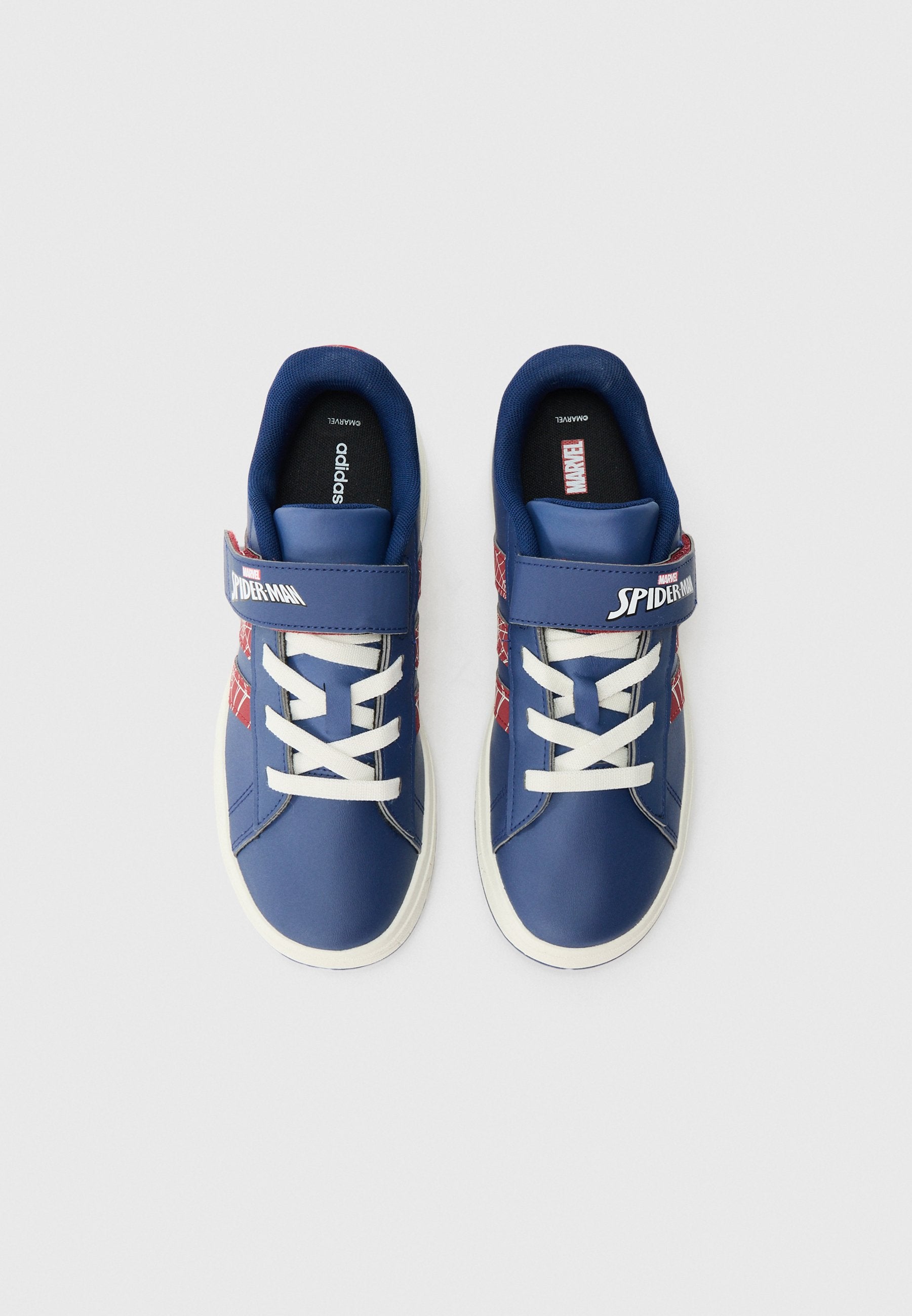 GRAND COURT SPIDER-MAN UNISEX - Road running shoes - dark blue/active maroon/off-white