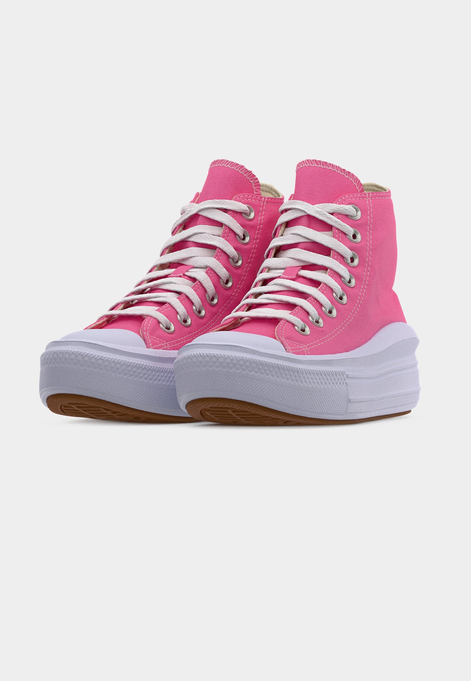 CHUCK TAYLOR ALL STAR MOVE PLATFORM - High-top trainers - pink/white/black