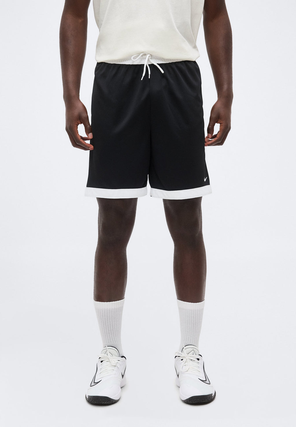 DNA SHORT - Sports shorts - black/white