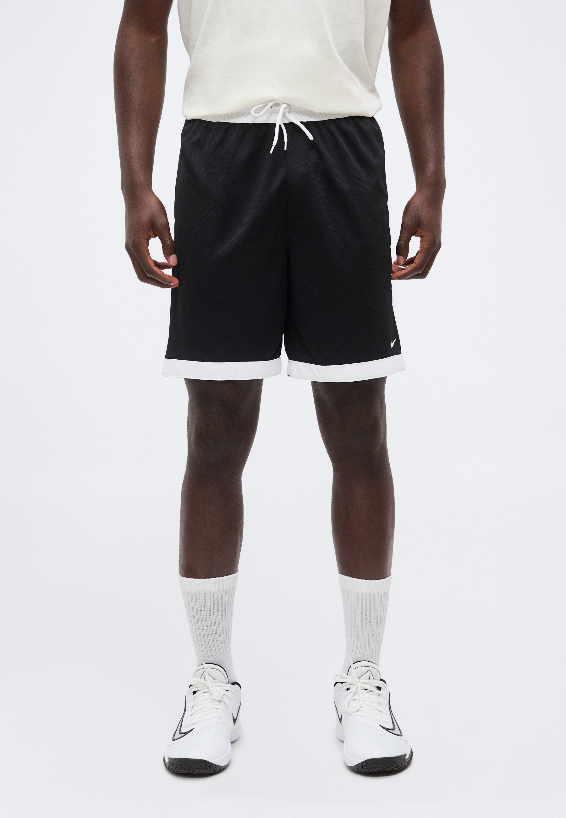 DNA SHORT - Sports shorts - black/white