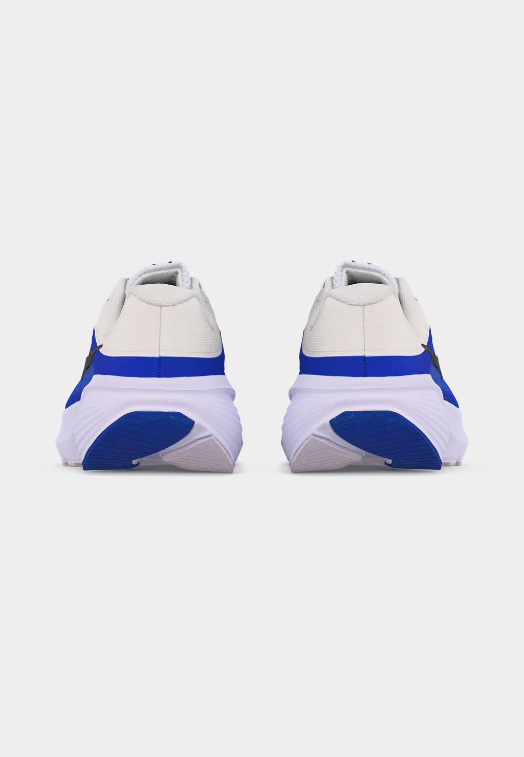DOWNSHIFTER 14 - Road running shoes - white/black/racer blue/anthracite/platinum-coloured tint