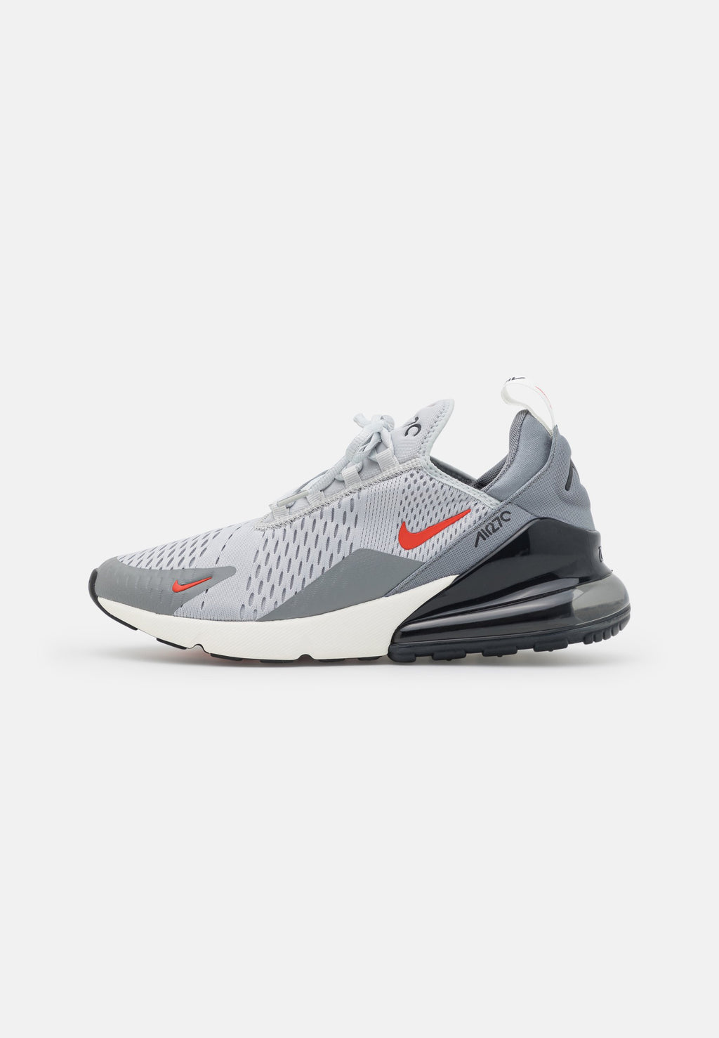 NIKE AIR MAX 270 - Trainers - grey fog/team orange/sail/particle grey