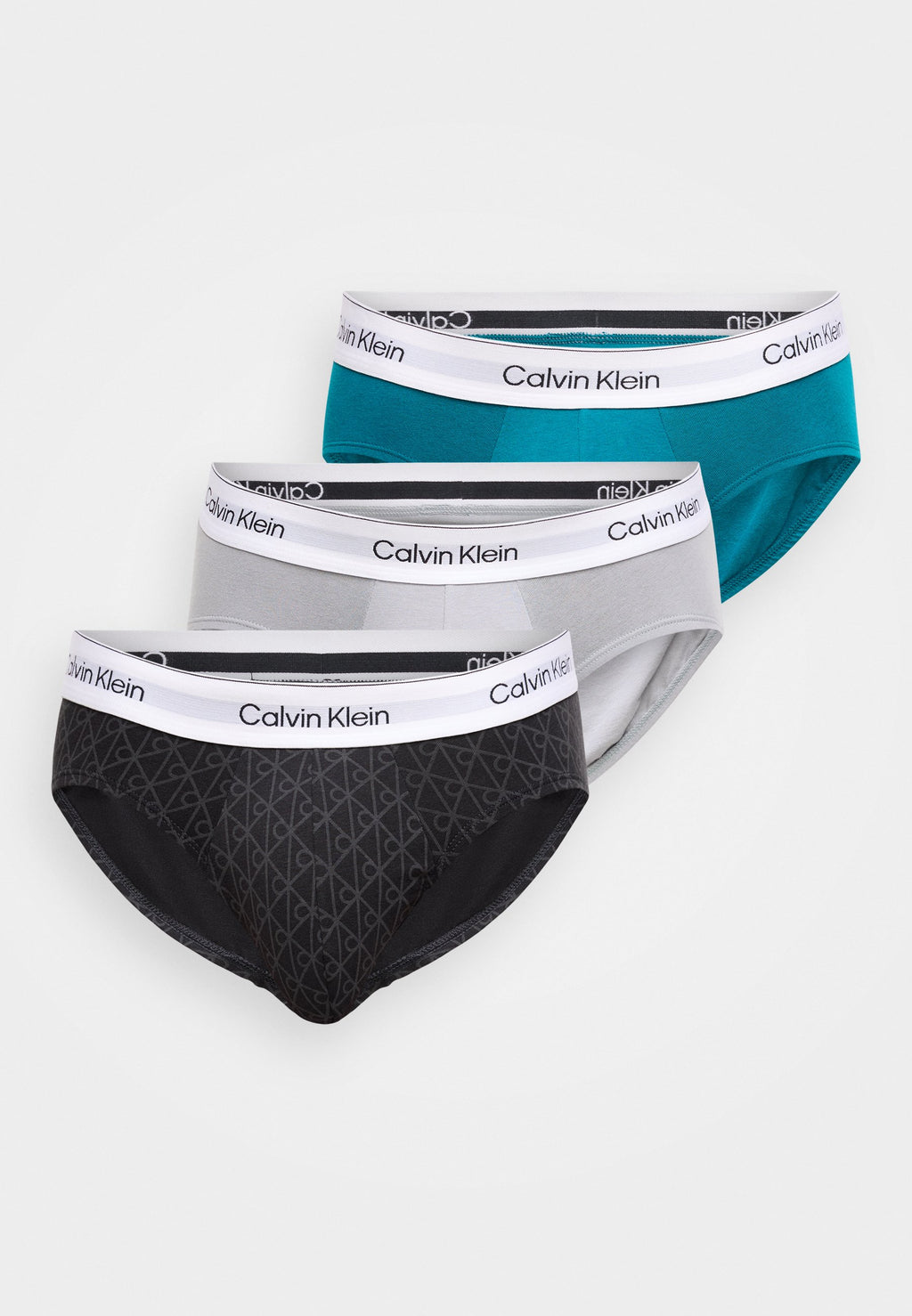 HIP BRIEF 3 PACK ICON COTTON STRETCH - Briefs - sleet/black/ashford