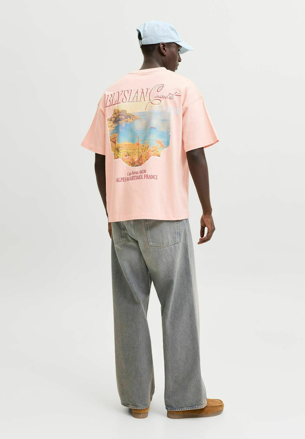 T- - Print T-shirt - peach melba