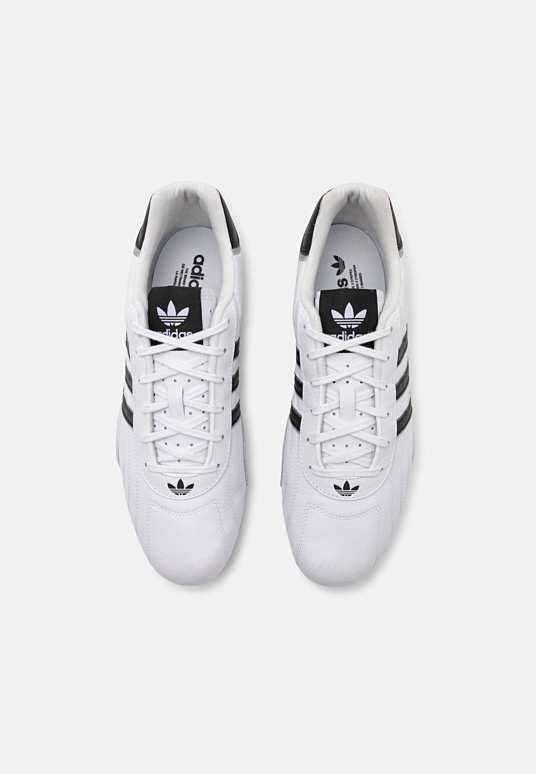 ADIRACER LO UNISEX - Spor Ayakkabı - footwear white/core black/silver metallic