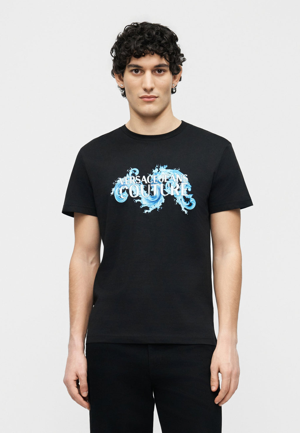 BAROQUE WAVE UNISEXE - T-shirt imprimé - noir