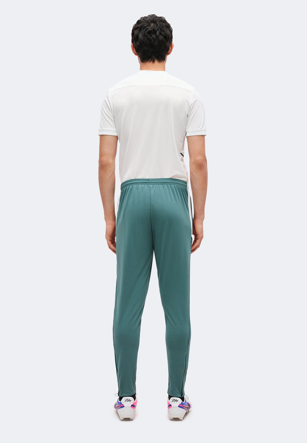 ACADEMY - Tracksuit bottoms - mineral slate/black/white