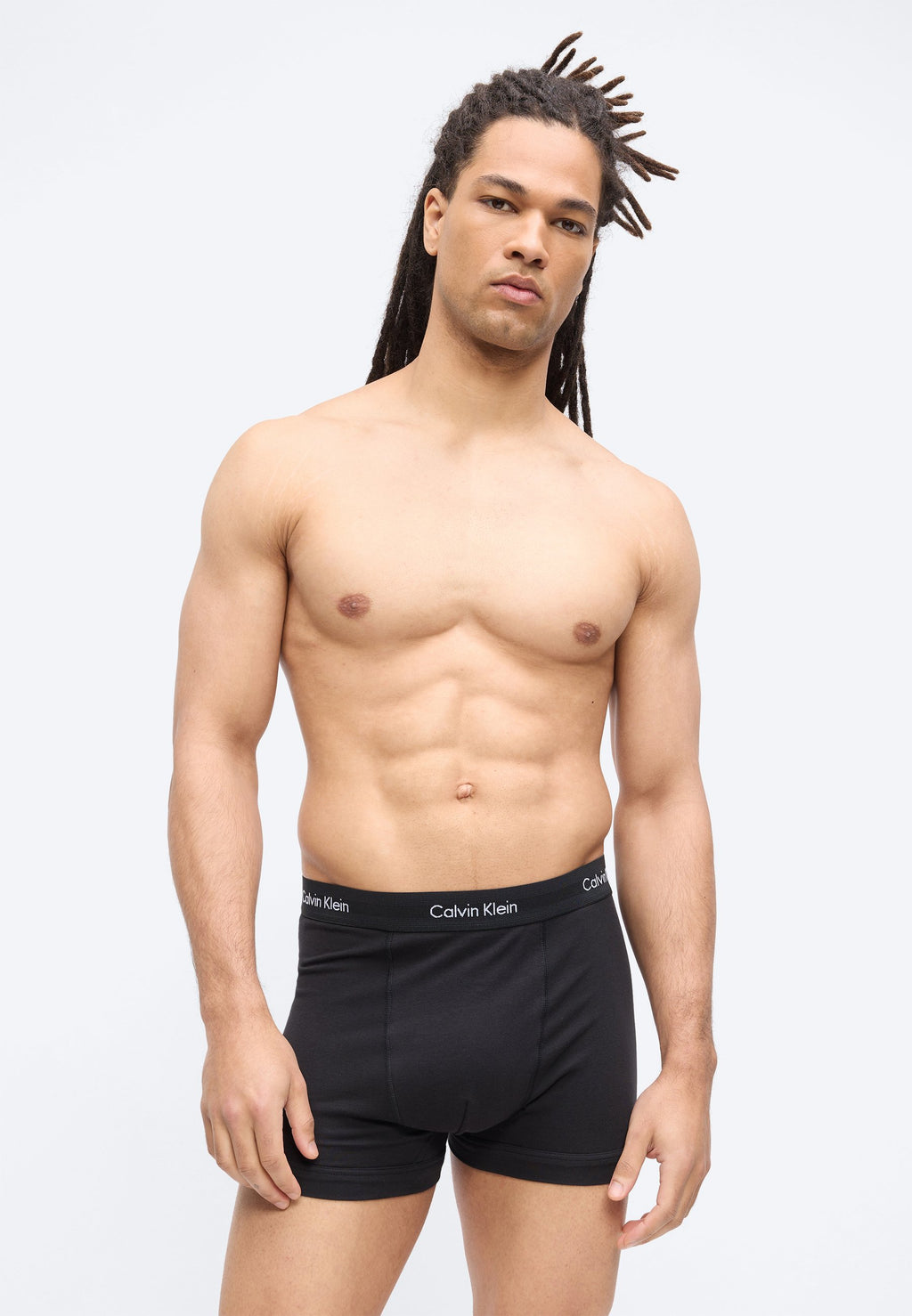 TRUNK COTTON STRETCH 3 PACK  - Trunks - black