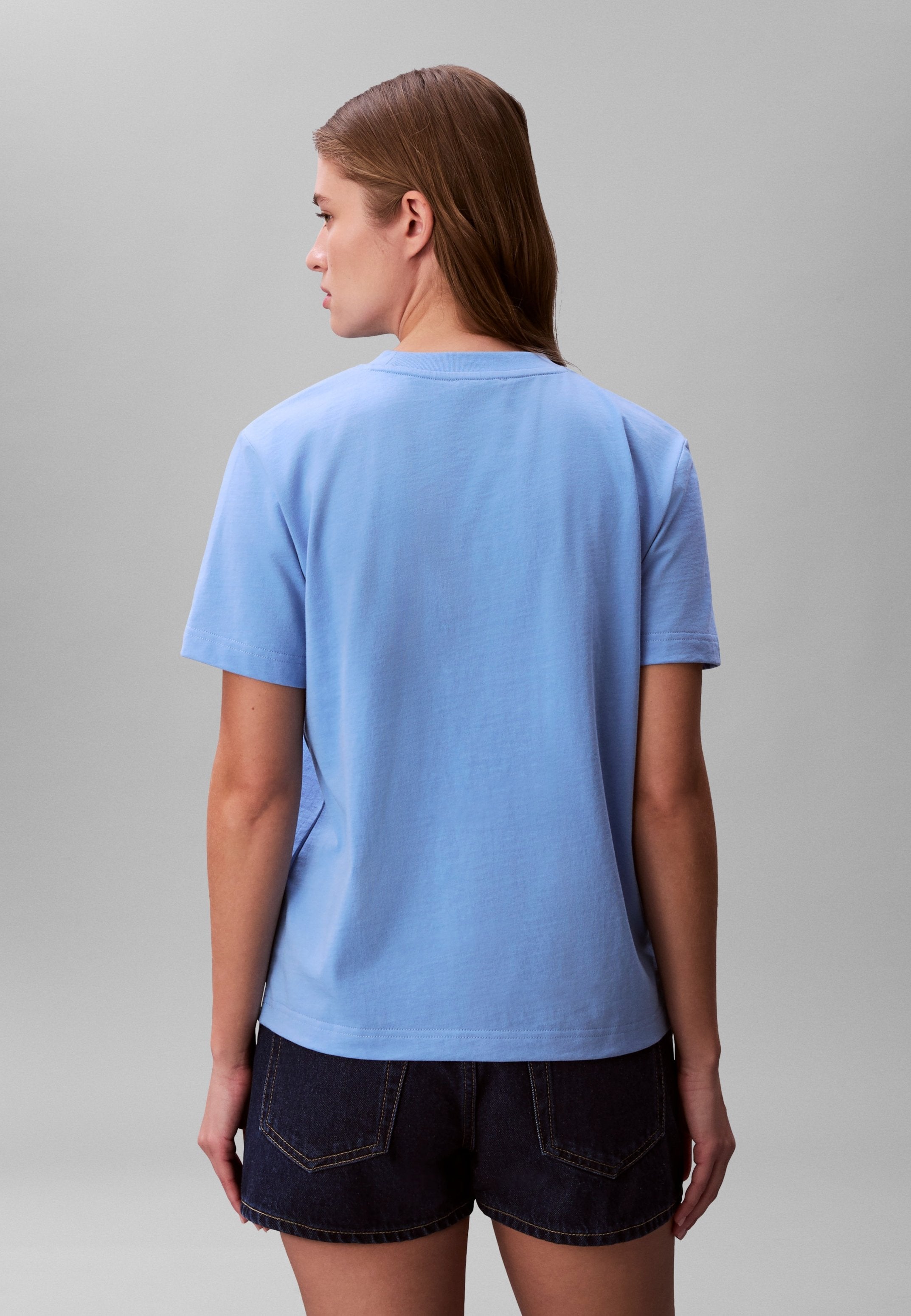 CLASSIC LOGO TEE - Basic T-shirt - blue descent