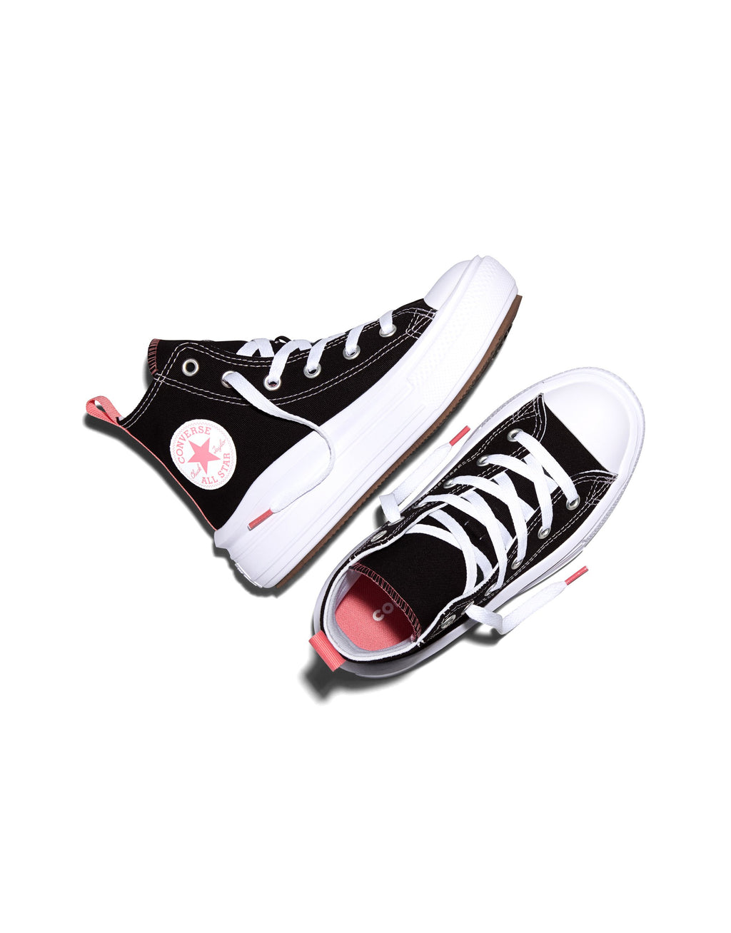 CHUCK TAYLOR ALL STAR MOVE COLOR POP - High-top trainers - black/pink salt/white