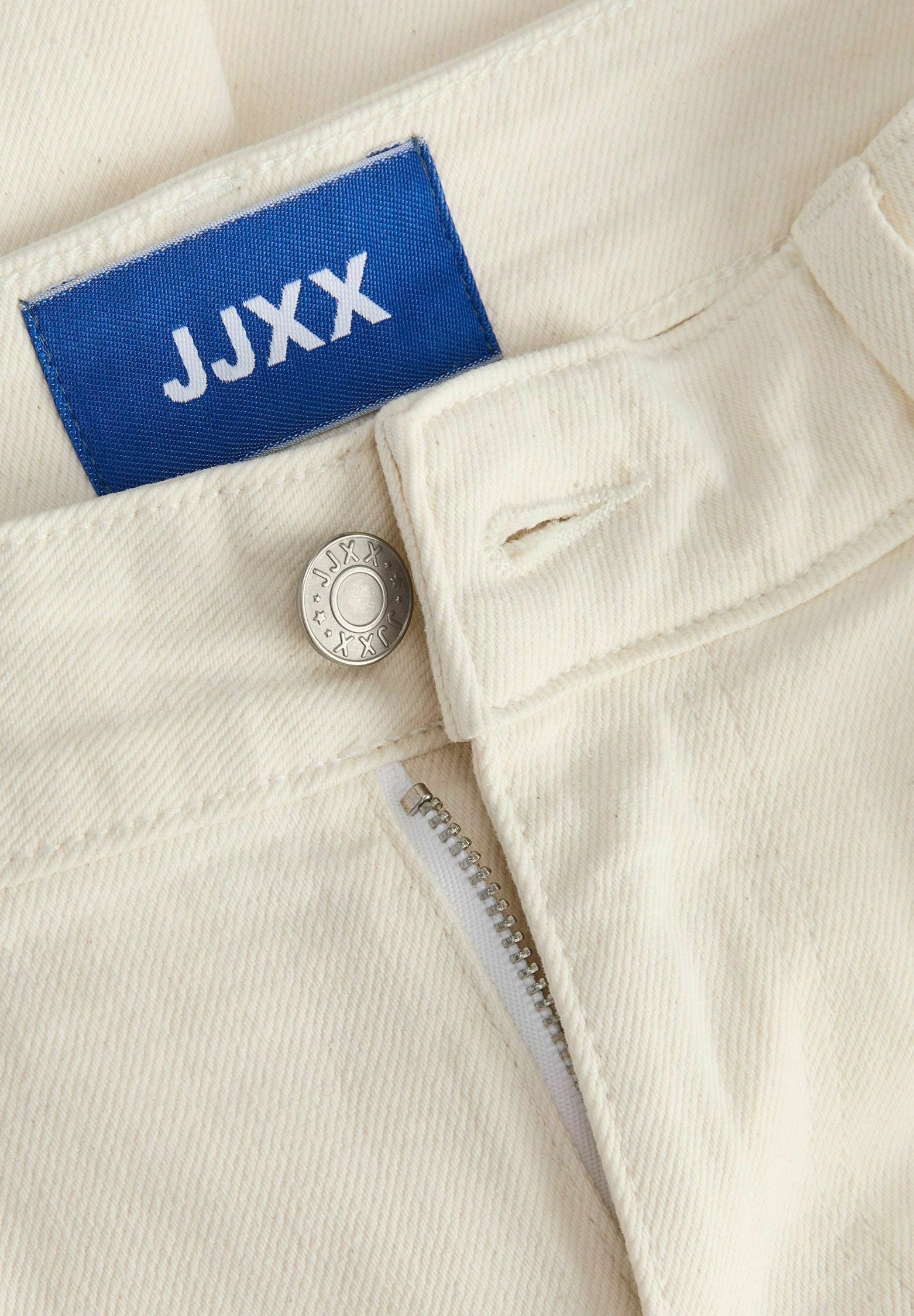 Flared fit JXROME MW C171 DNM NOOS - Flared Jeans - white denim