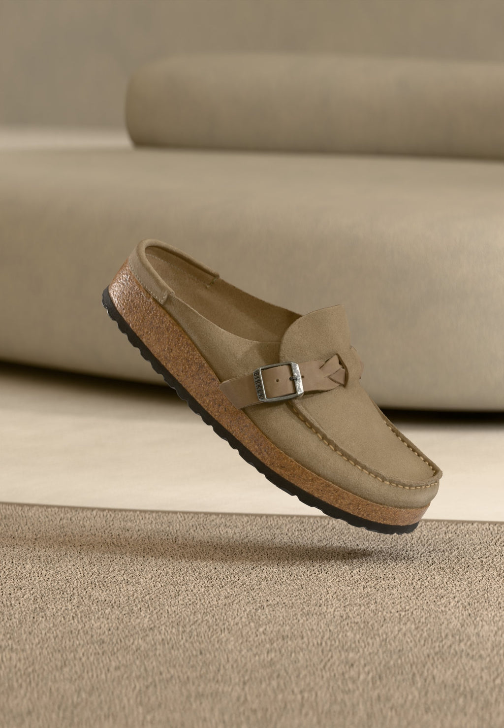 BUCKLEY BRAIDED REGULAR - Mules - taupe