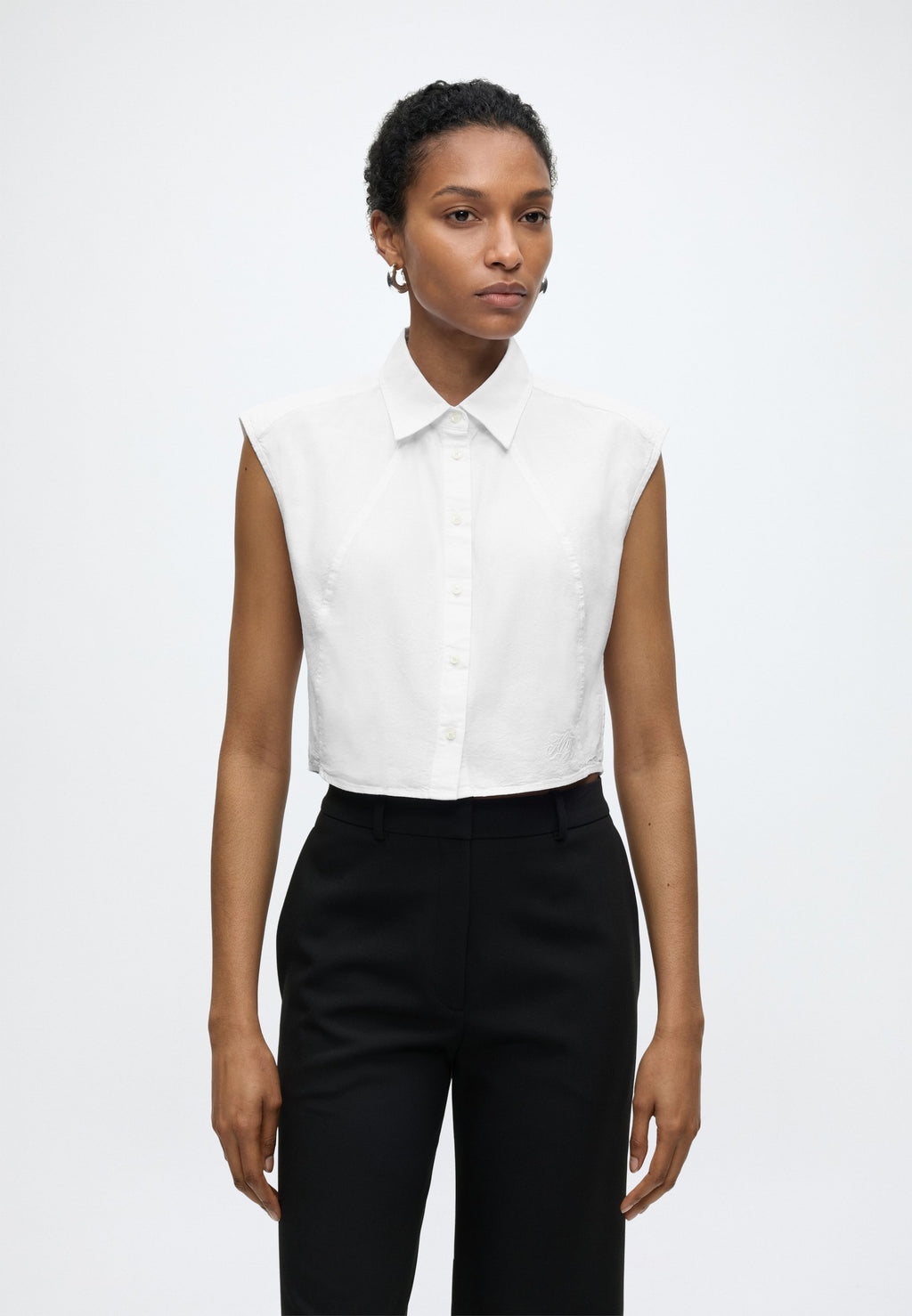 ESTATE - Button-down blouse - white