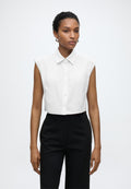 ESTATE - Button-down blouse - white