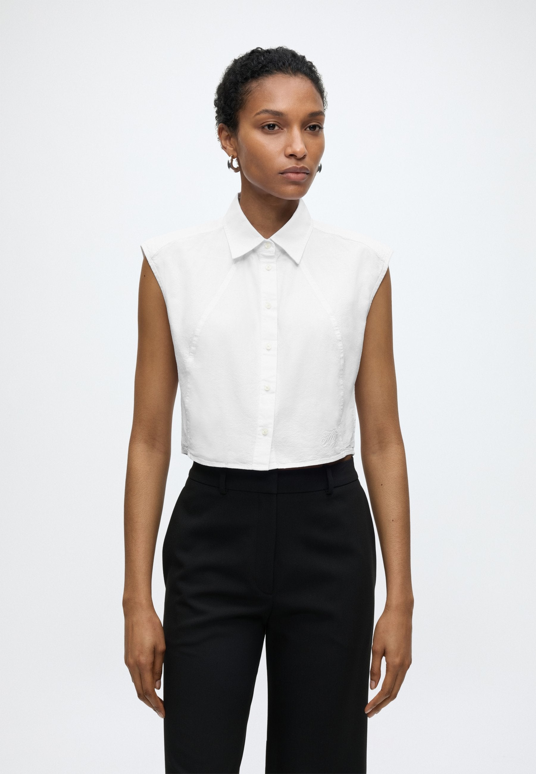 ESTATE - Button-down blouse - white