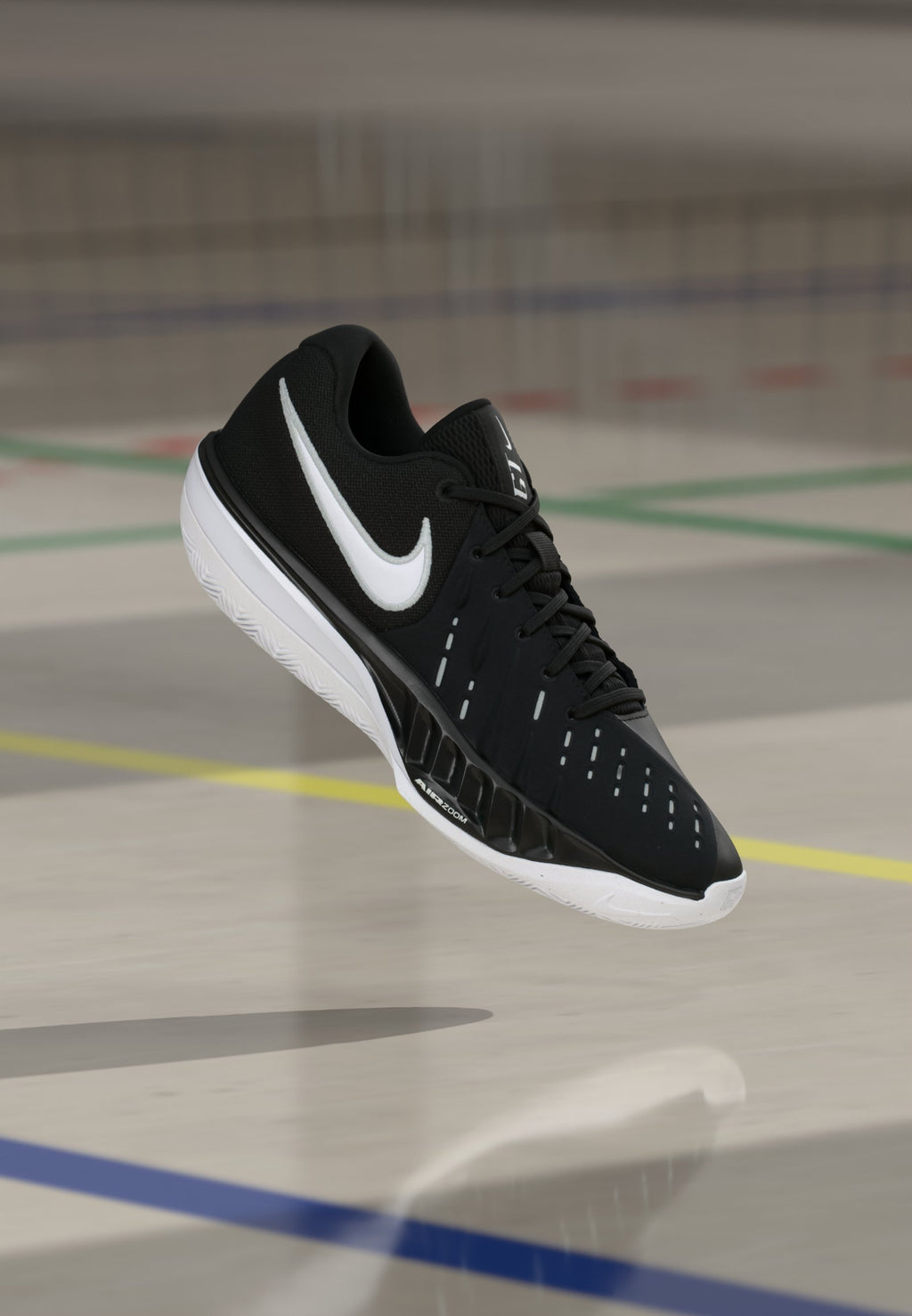 AIR ZOOM GT CUT ACADEMY UNISEX - Basketball shoes - black/white/pure platinum-coloured