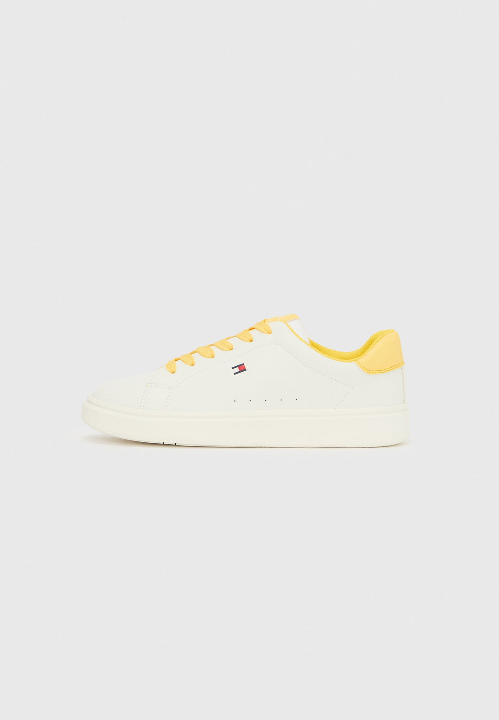 COOPER UNISEX - Baskets - blanc/jaune