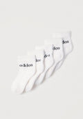 UNISEX 5 PACK - Sports socks - white