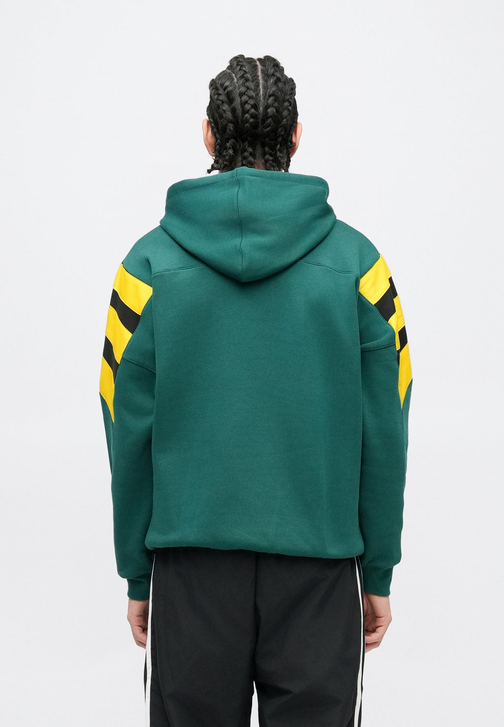 SANTIAGO - Sweat à capuche - vert université