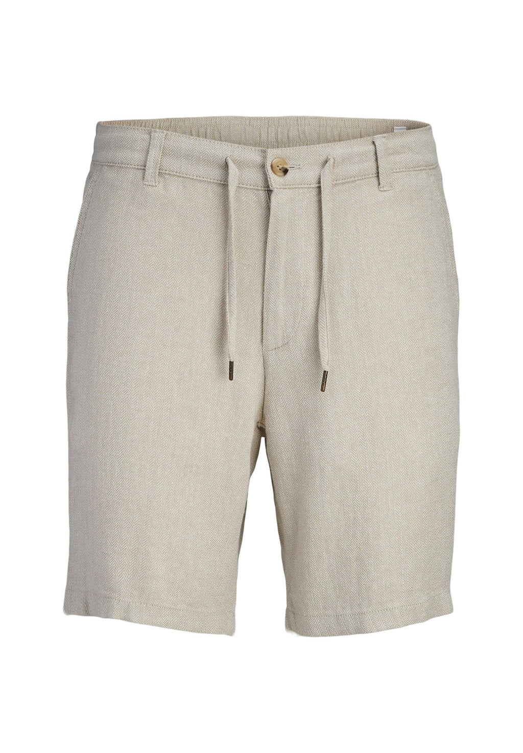 Tapered Fit - Shorts - vetiver detail herringbone