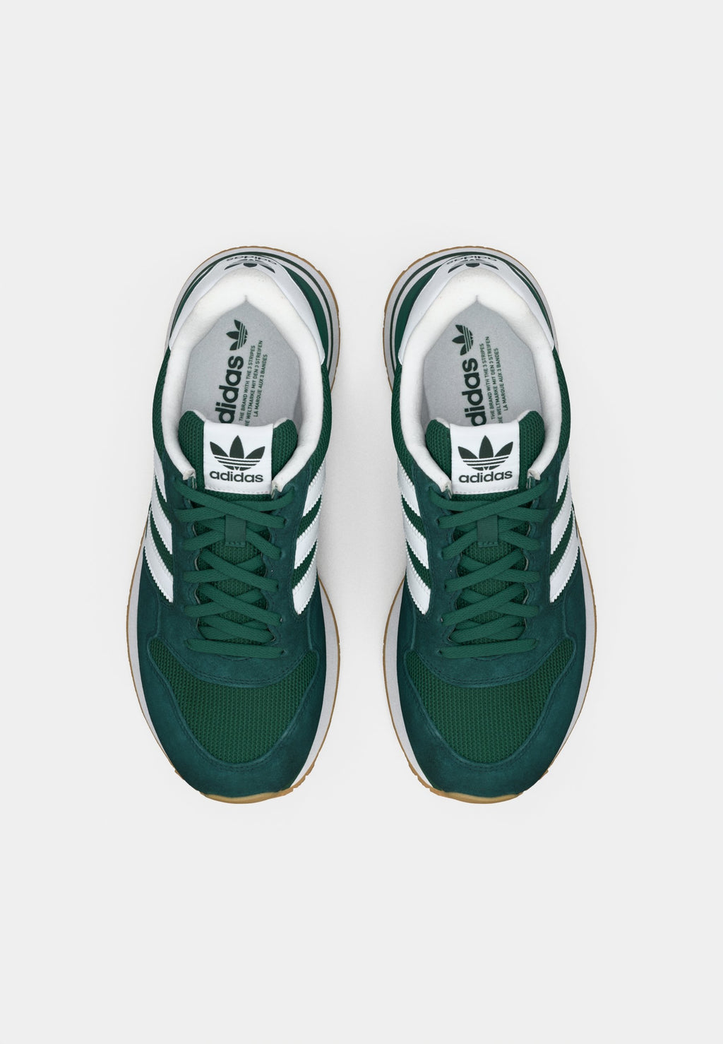 أحذية ZX 500 RS UNISEX - أخضر جامعي/أبيض أحذية/أورورا آيفي