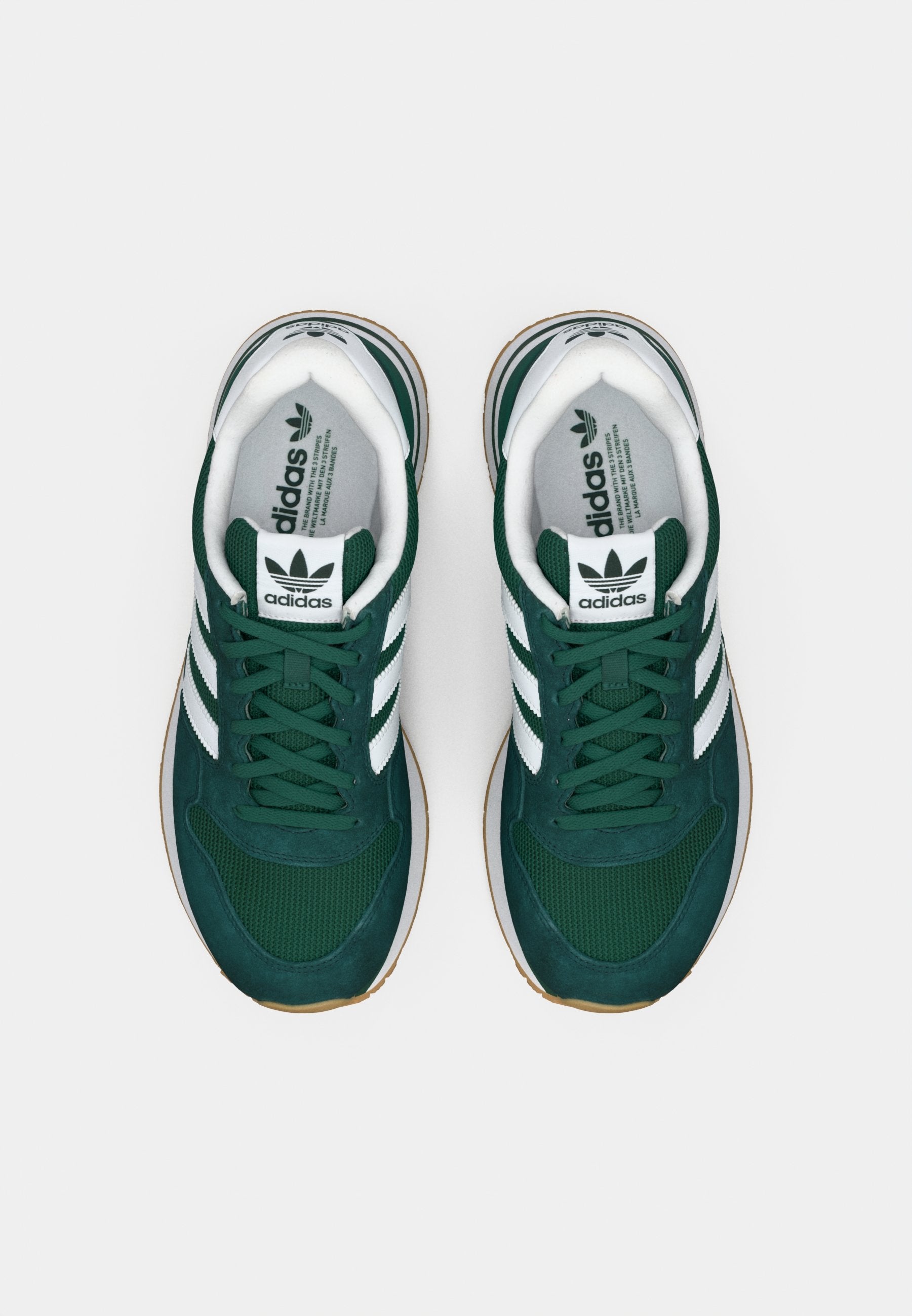 أحذية ZX 500 RS UNISEX - أخضر جامعي/أبيض أحذية/أورورا آيفي