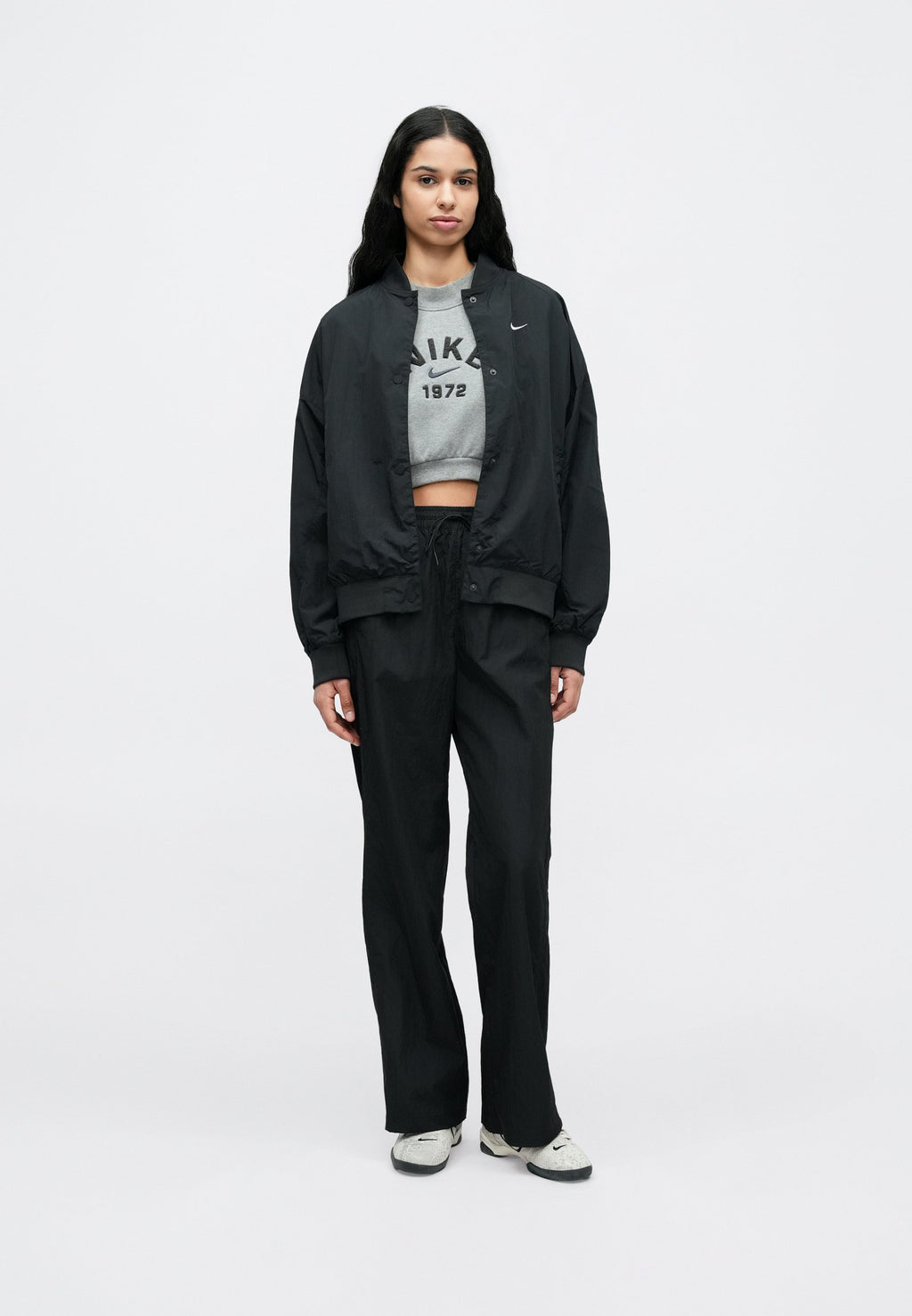 STREET VARSITY JACKET - Light jacket - black