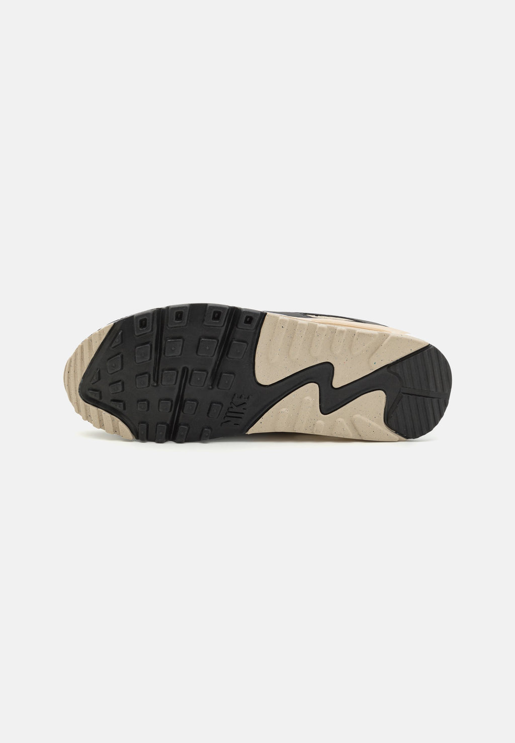 AIR MAX 90 PRINT - أحذية رياضية - أبيض/أسود/رمال/هيمب