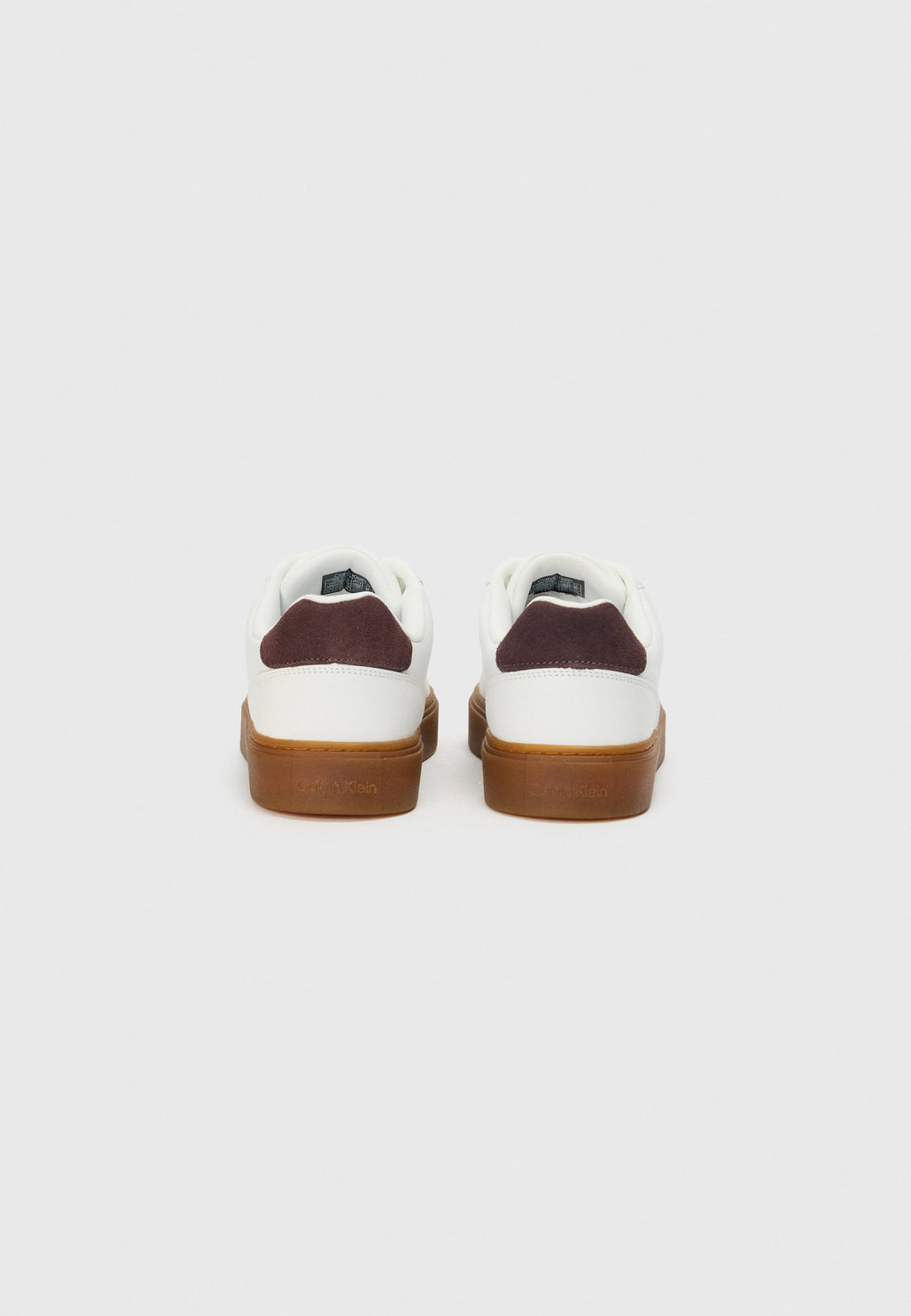 CLASSIC CUPSOLE LACEUP LTH - Spor ayakkabı - parlak beyaz/bordo/gum