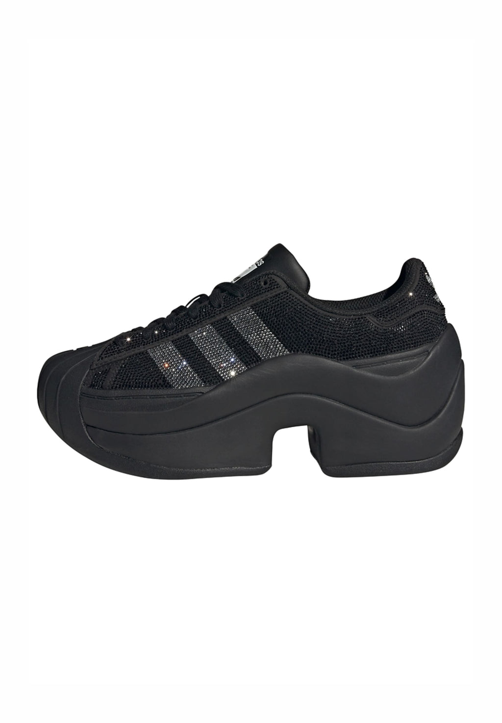 SUPERSTAR BOLD RHINESTONE - Trainers - core black/silver met/ftwr white