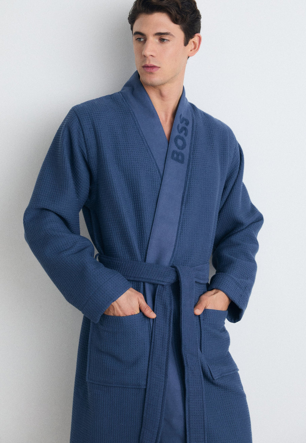 KIMONO - Dressing gown - medium blue