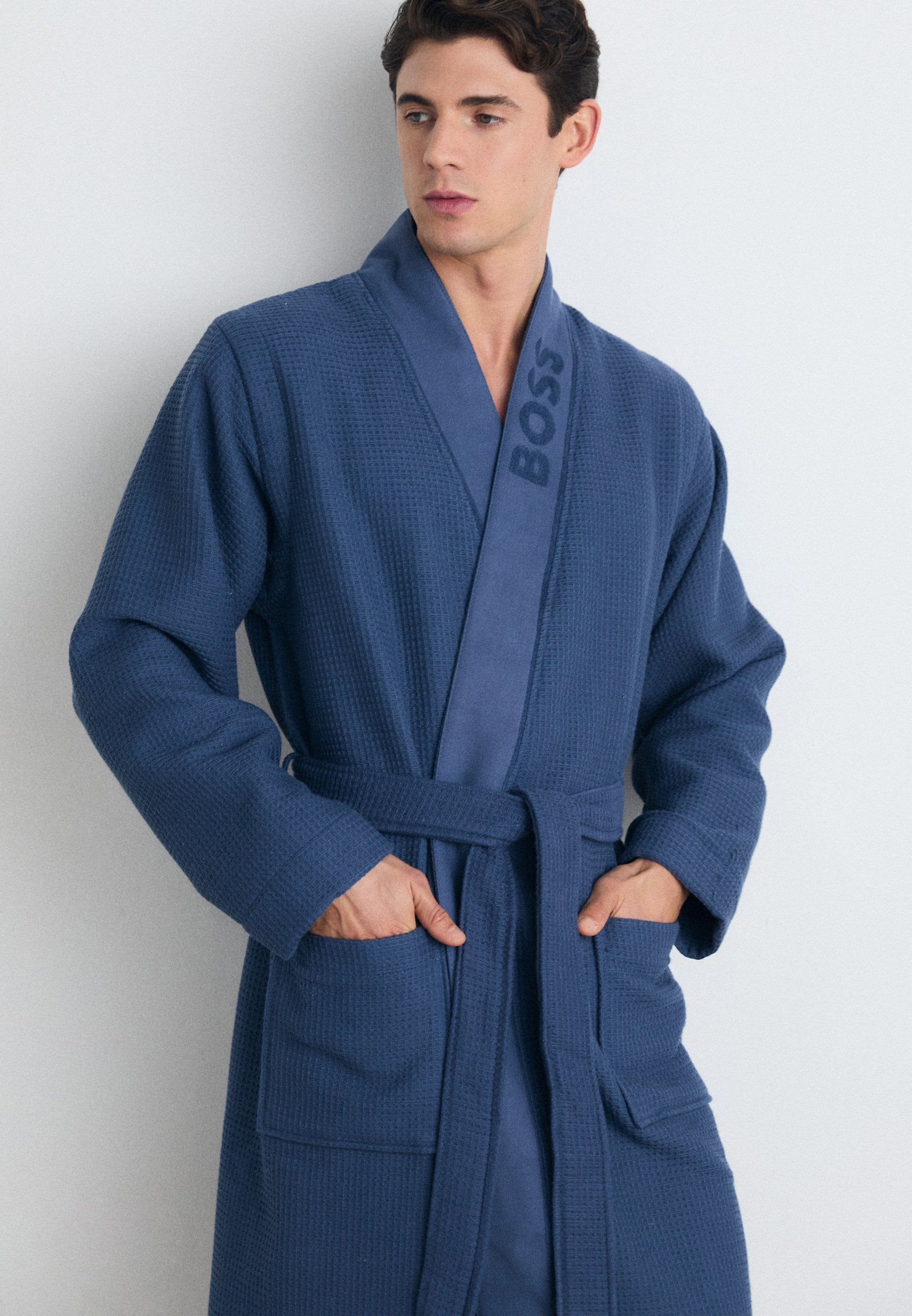 KIMONO - Dressing gown - medium blue
